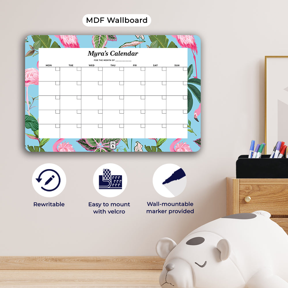 Flamingo Foliage Calendar