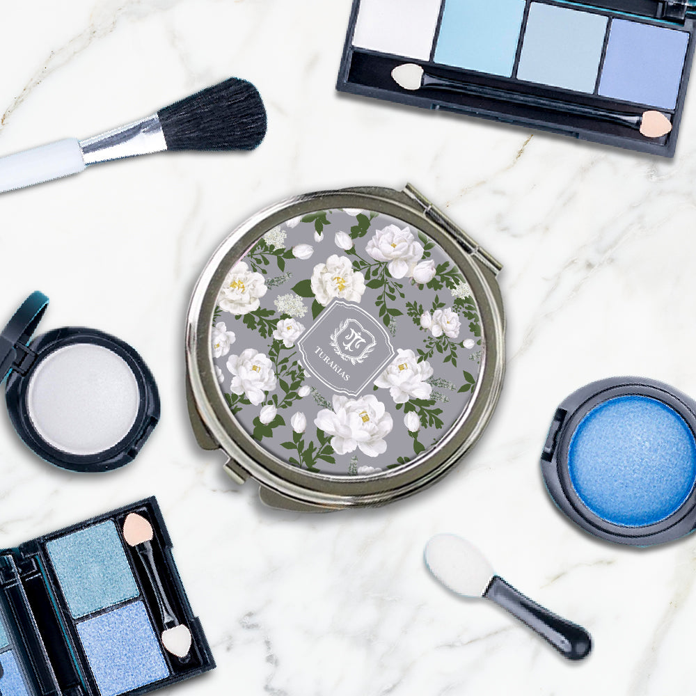 Peonies Compact Mirror
