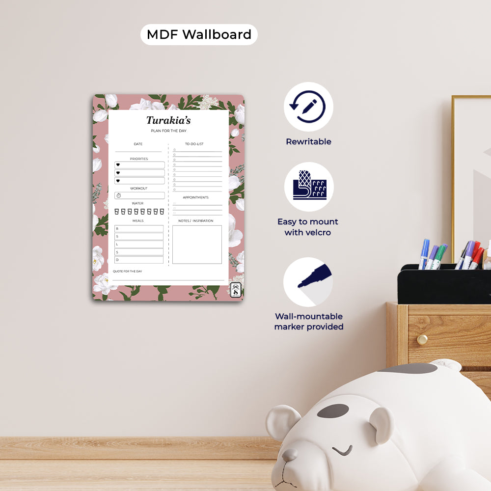 Peonies Daily Planner