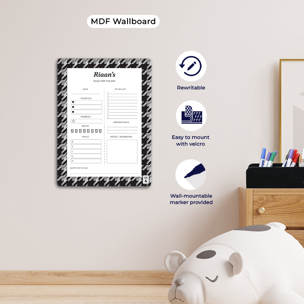 Houndstooth Daily Planner