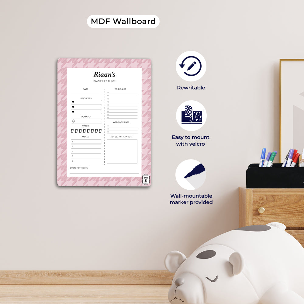 Houndstooth Daily Planner