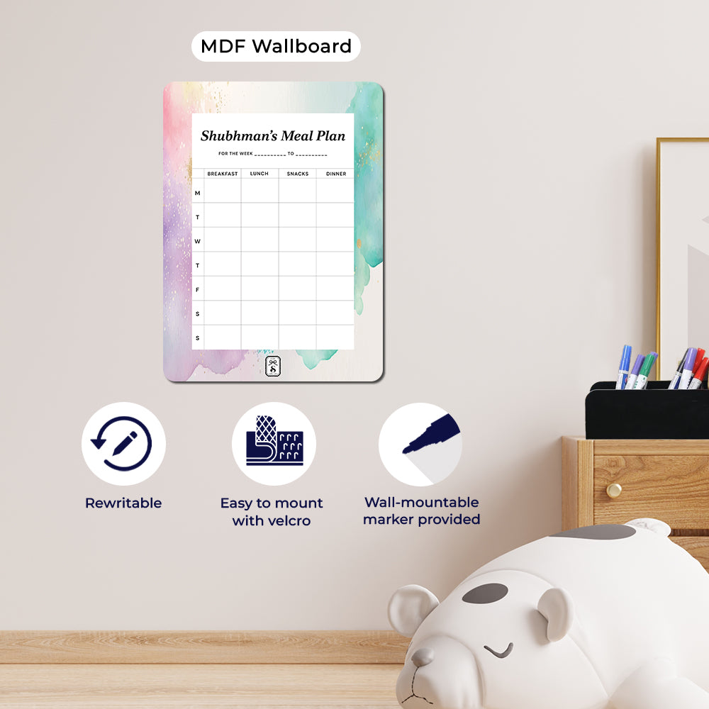 Gilded Strokes Meal Planner