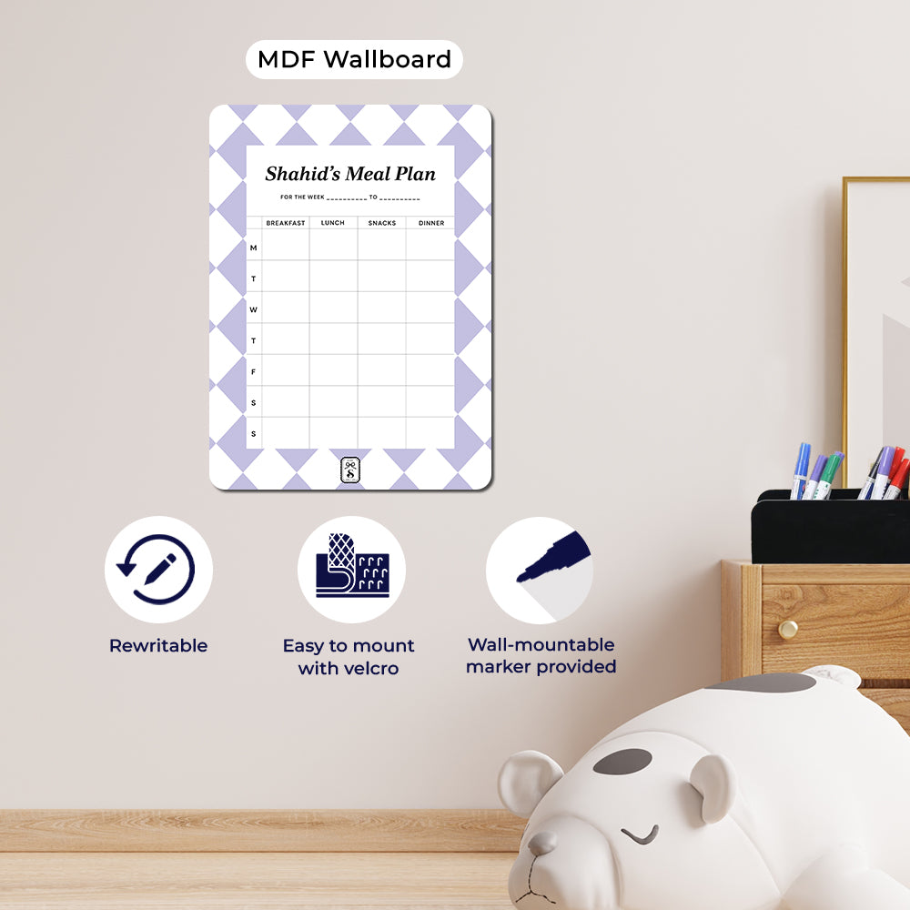 Checkered Meal Planner