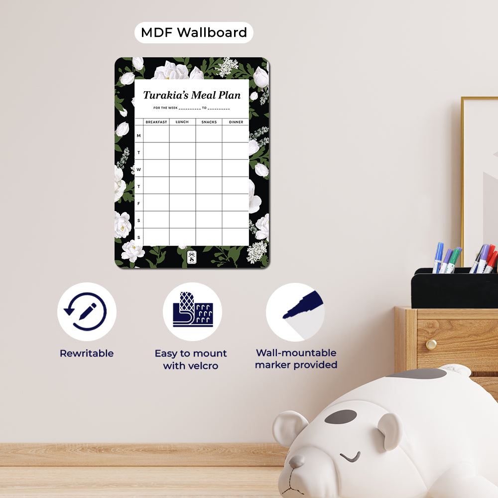 Peonies Meal Planner