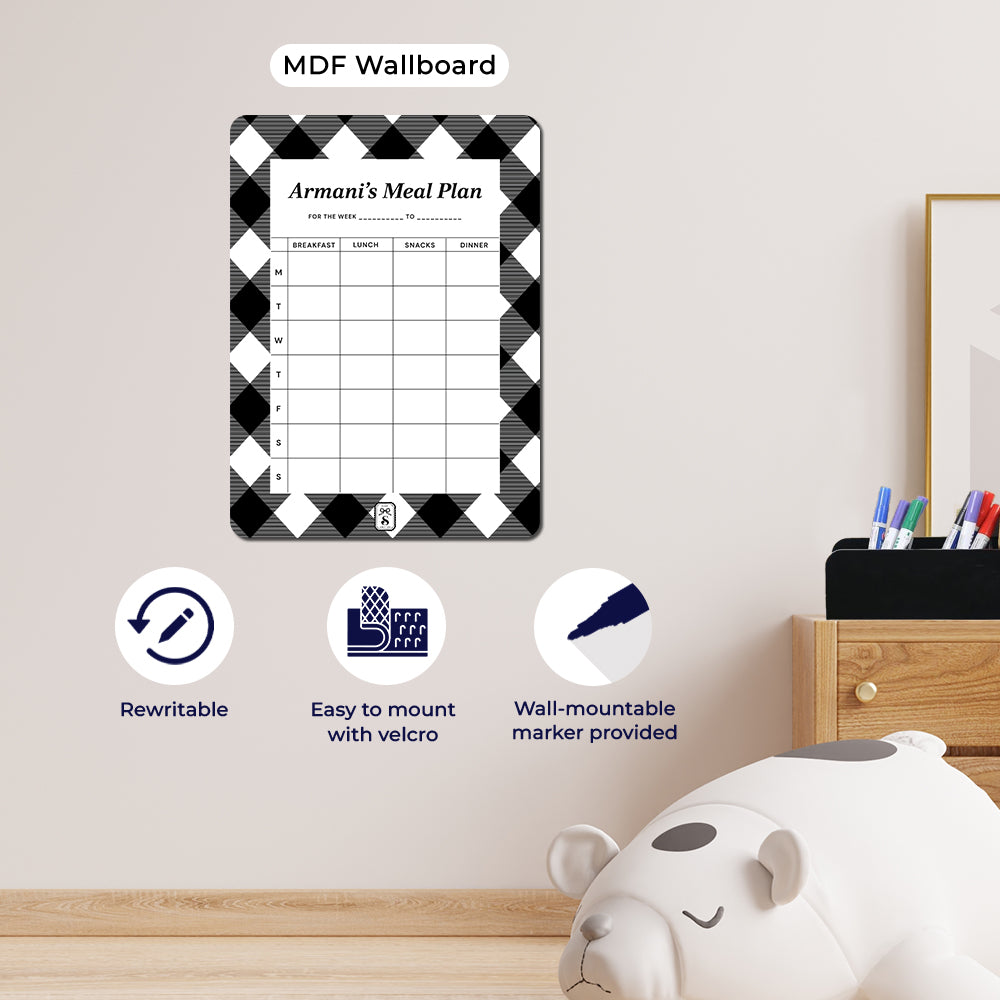 Gingham Meal Planner
