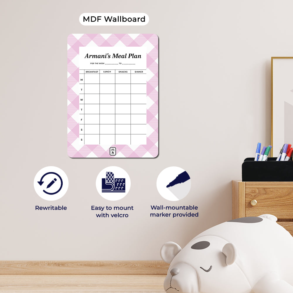 Gingham Meal Planner