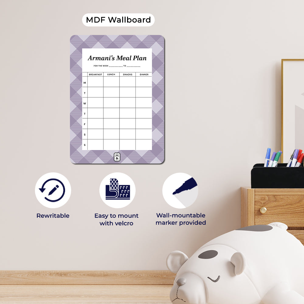 Gingham Meal Planner