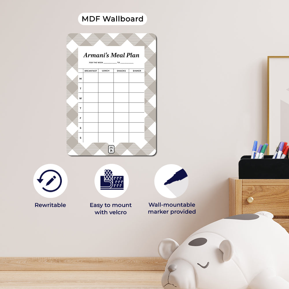Gingham Meal Planner