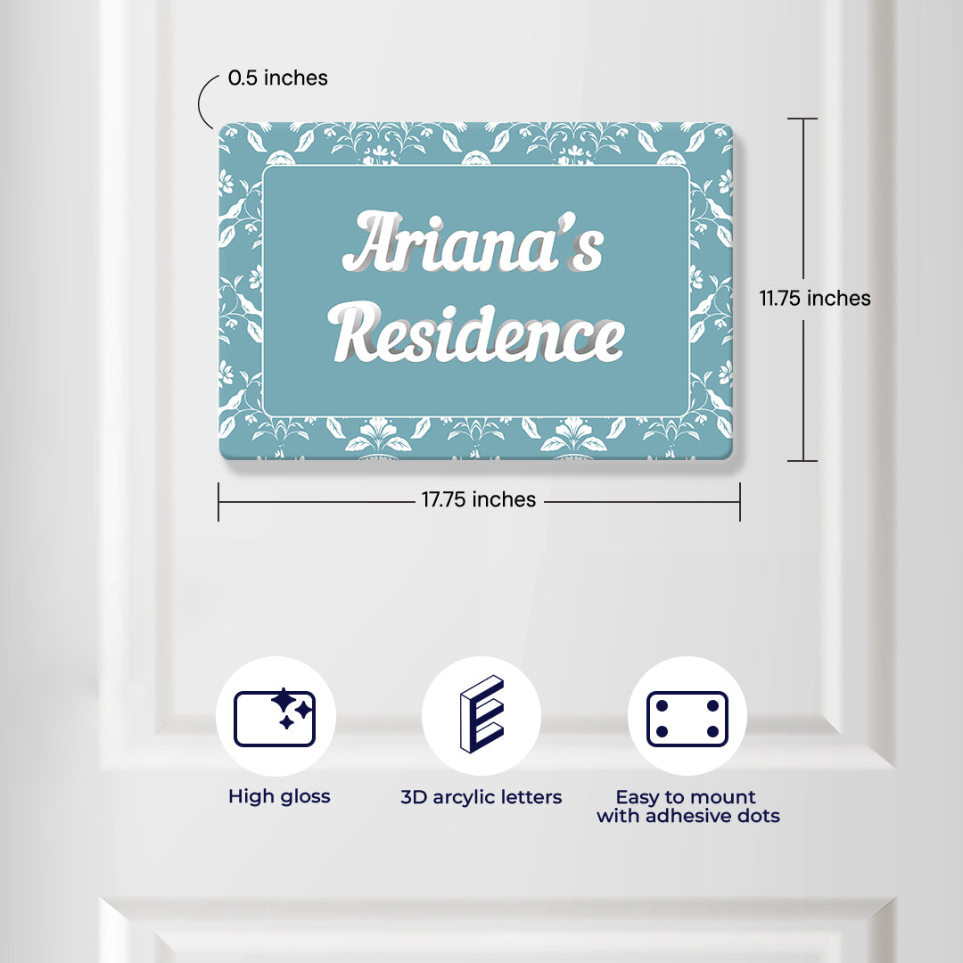 Eclat Name Plate - Standard