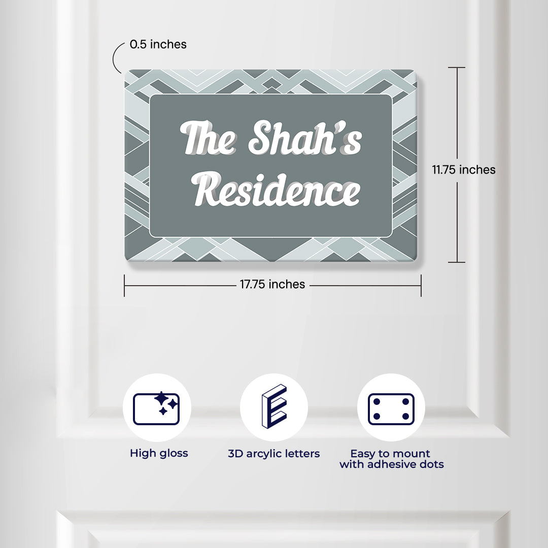 Decadence Name Plate - Standard