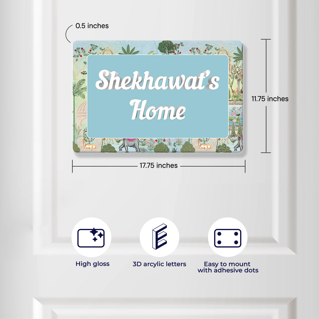 Gul Bahaar Name Plate - Standard