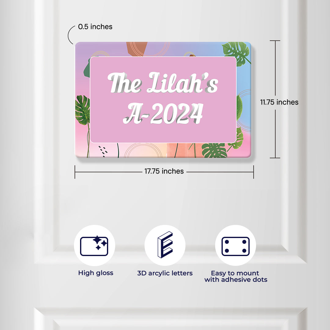 Palmscape Name Plate - Standard
