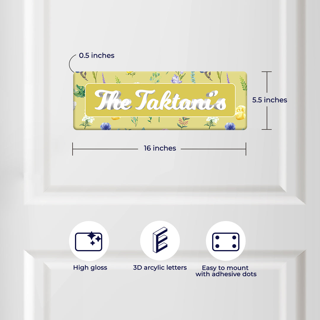 Botanica Name Plate - Petite