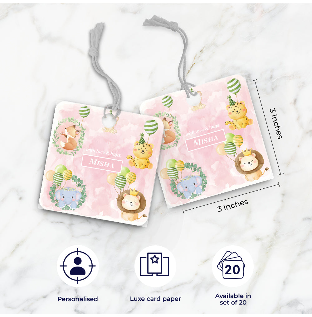 Safari Soiree Gift Tag (kids)