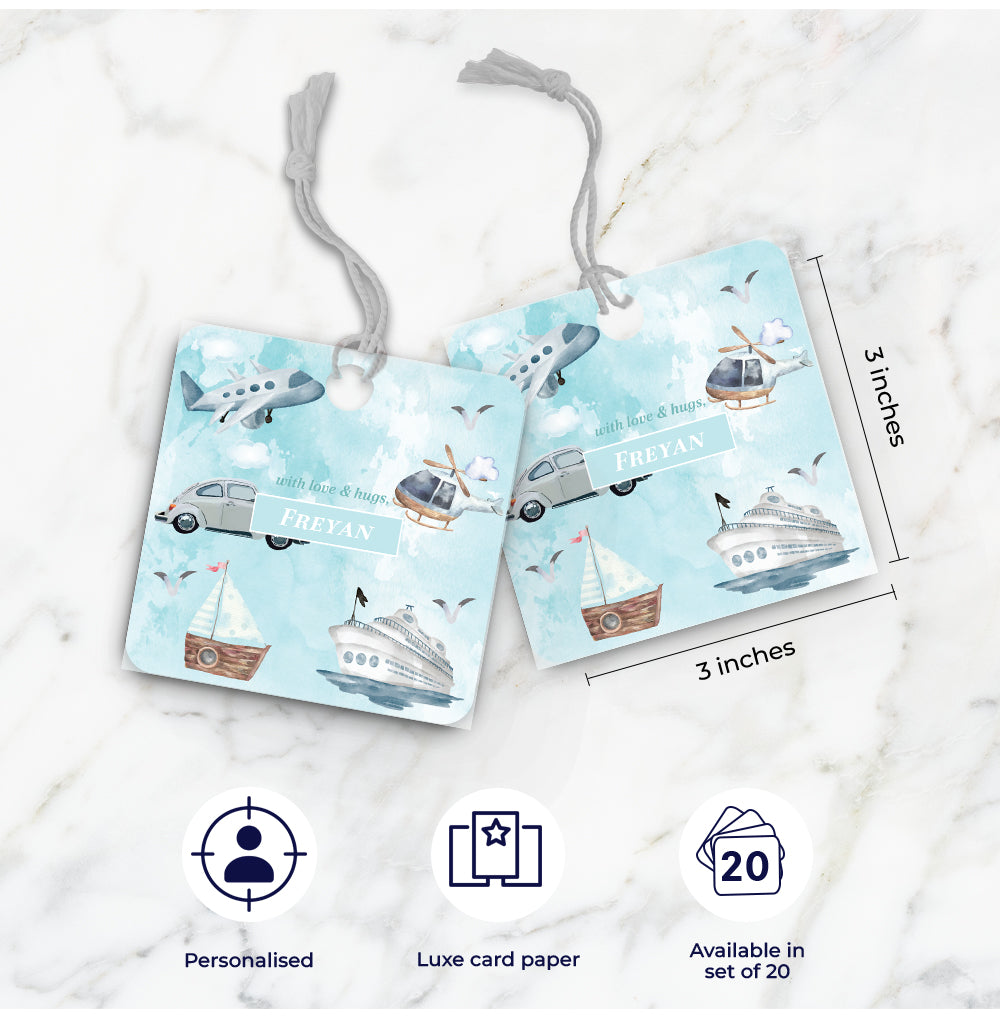 Transport Gift Tag (kids)