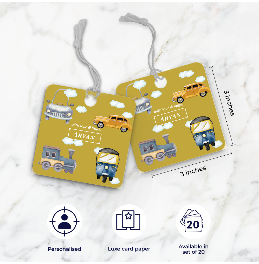 Transport Gift Tag (kids)