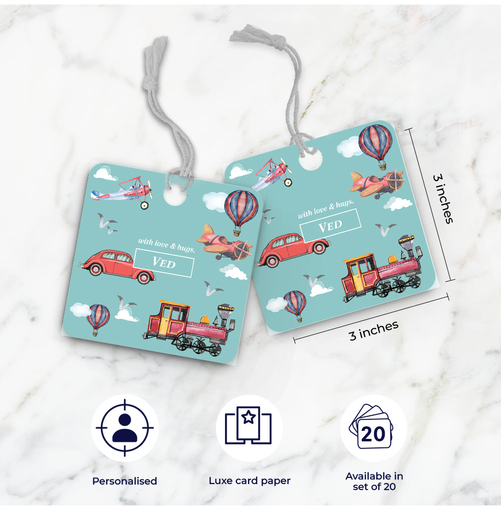 Transport Gift Tag (kids)