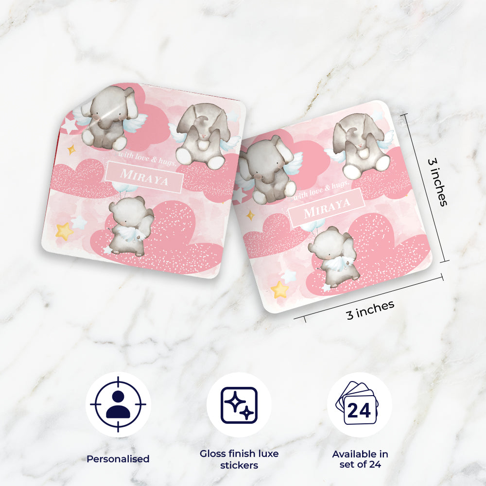 Lil Forest Friends Gift Sticker - set of 24