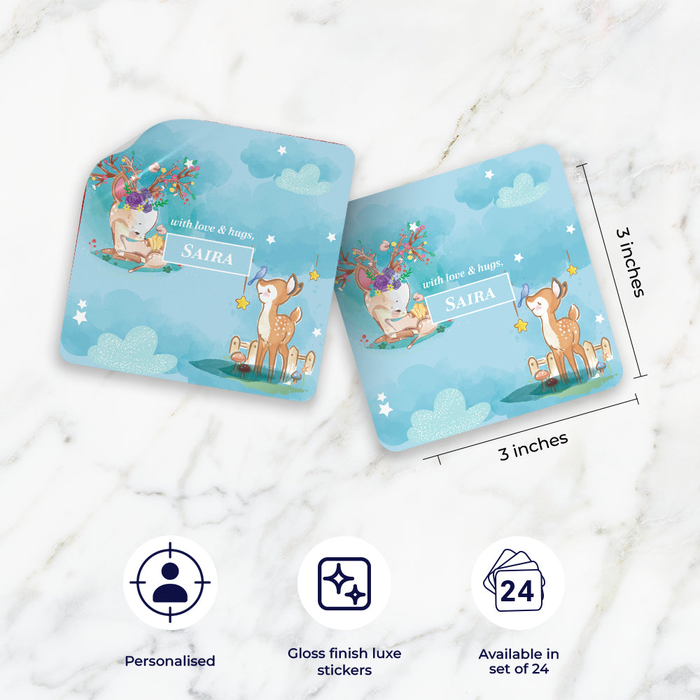 Lil Forest Friends Gift Sticker - set of 24