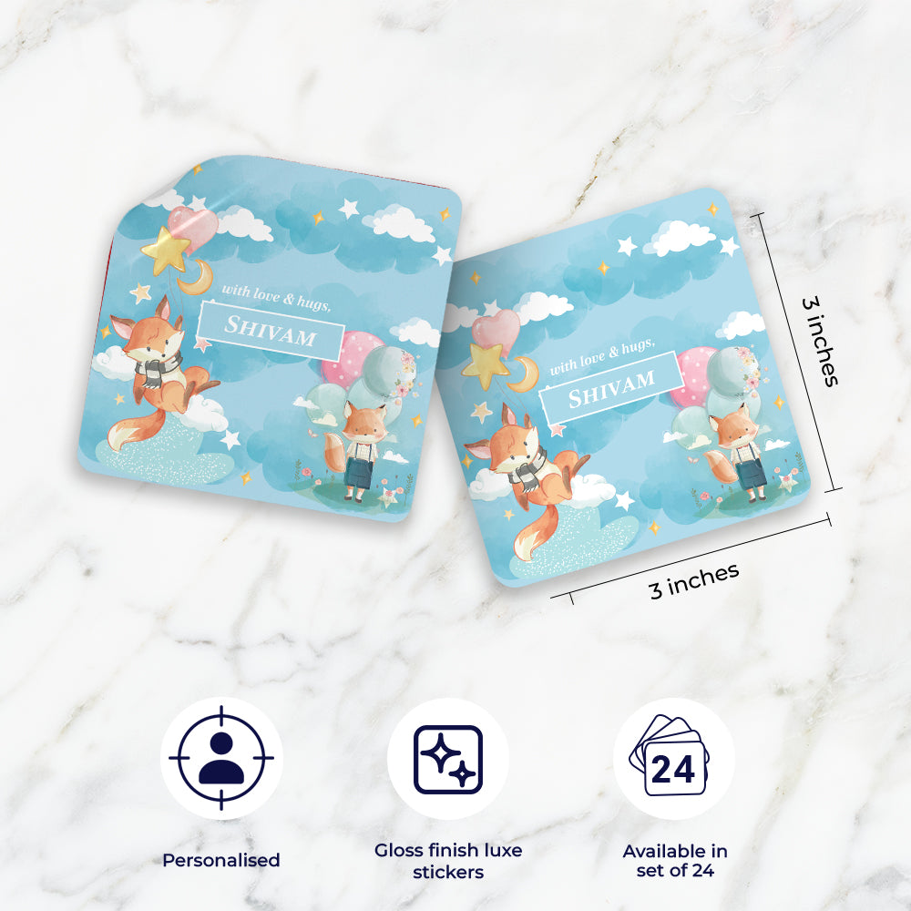 Lil Forest Friends Gift Sticker - set of 24