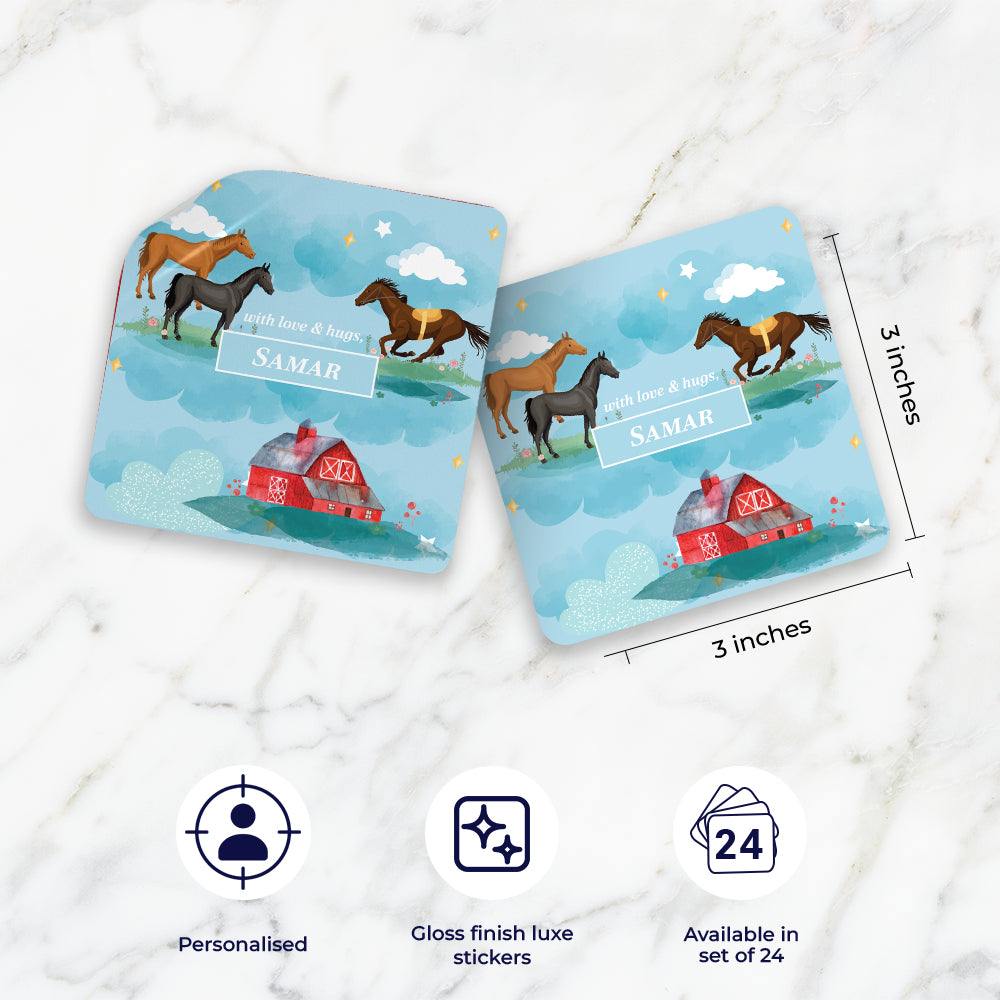Lil Forest Friends Gift Sticker - set of 24