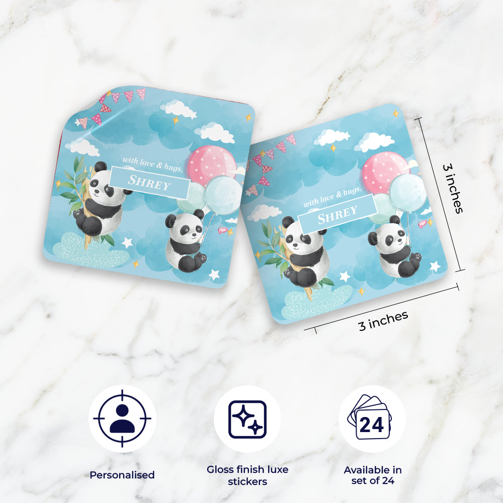 Lil Forest Friends Gift Sticker - set of 24