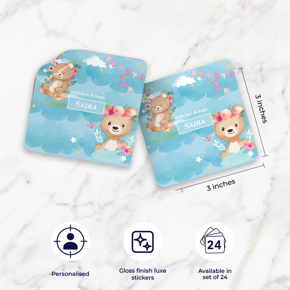 Lil Forest Friends Gift Sticker - set of 24