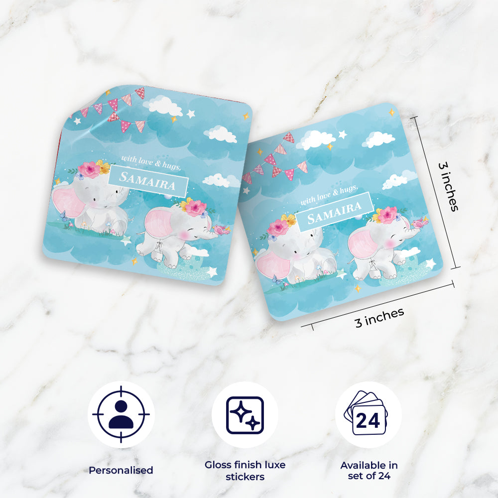 Lil Forest Friends Gift Sticker - set of 24