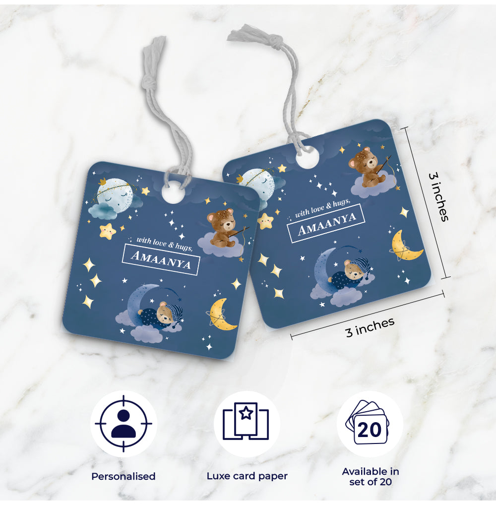 Moonlight Snuggles Gift Tag (kids)