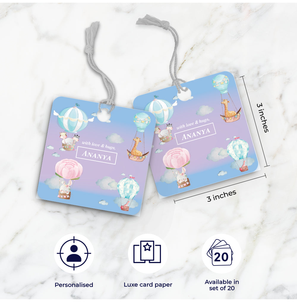 Happy Ballooners Gift Tag (kids)