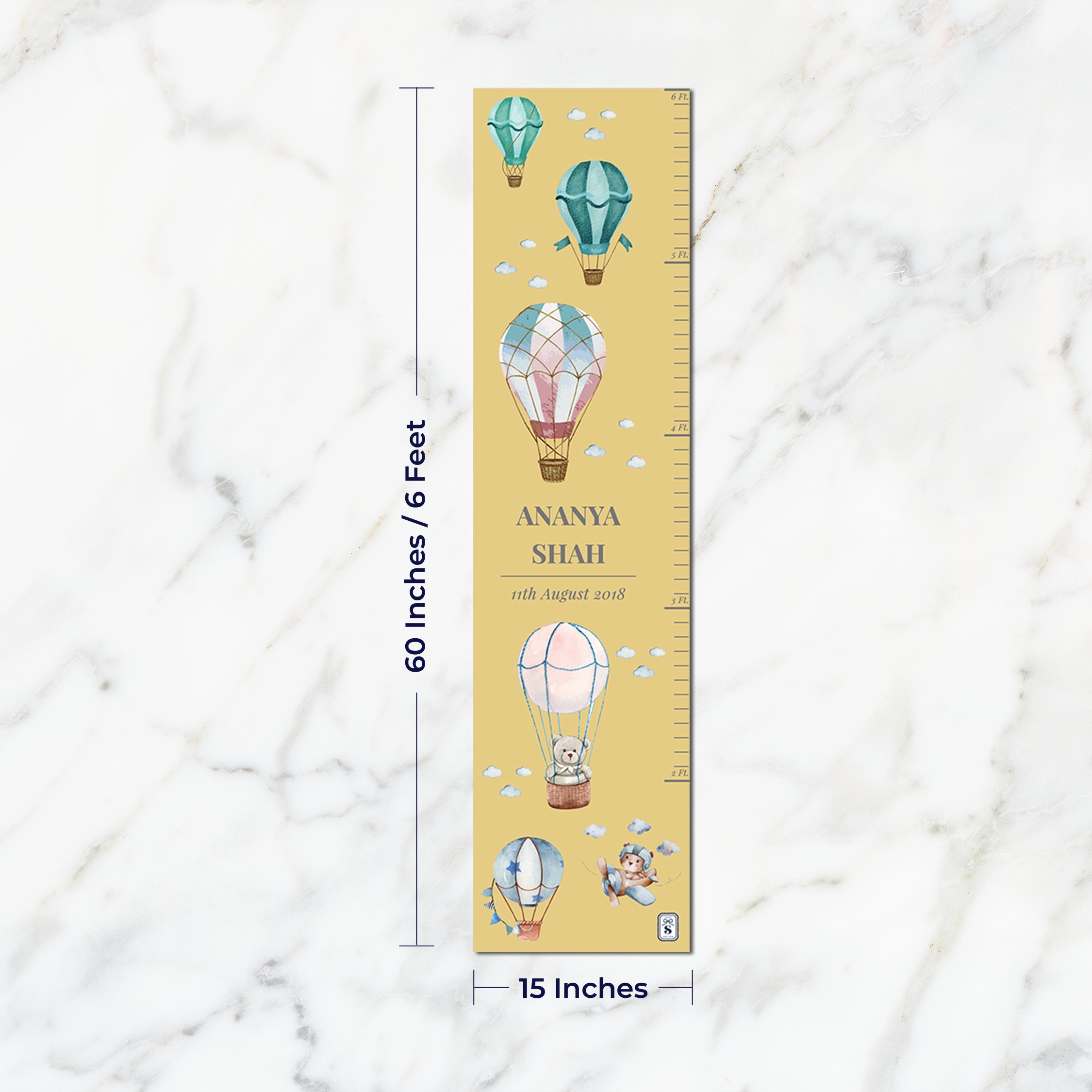 Infinite Sky Height Chart (kids)