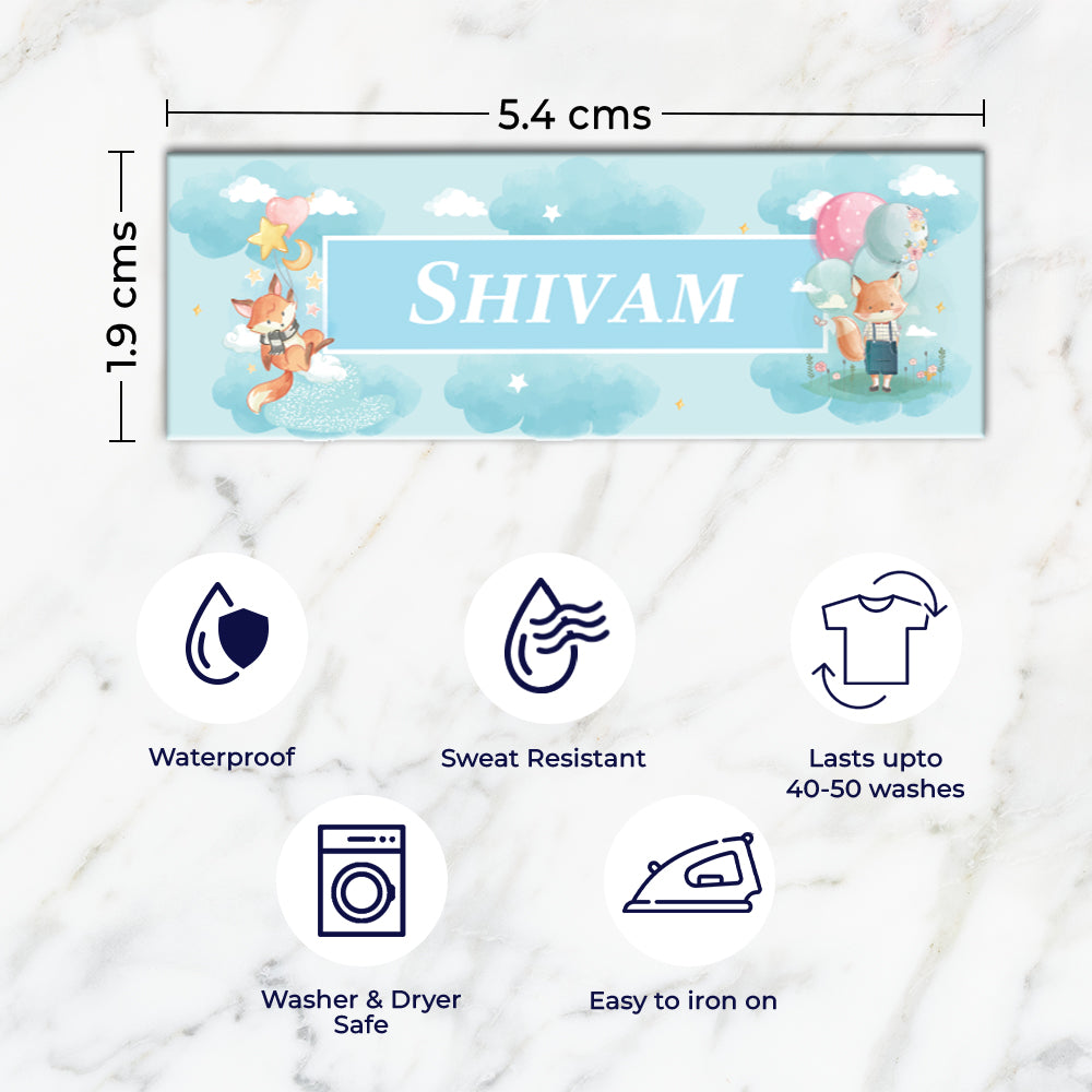 Lil Forest Friends Iron on Labels - set of 30