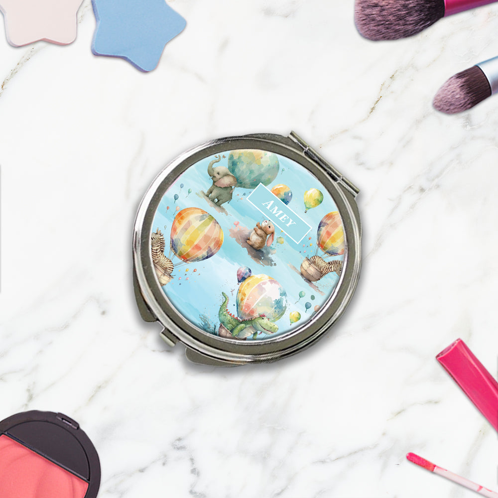 Balloon Safari Kids Compact Mirror