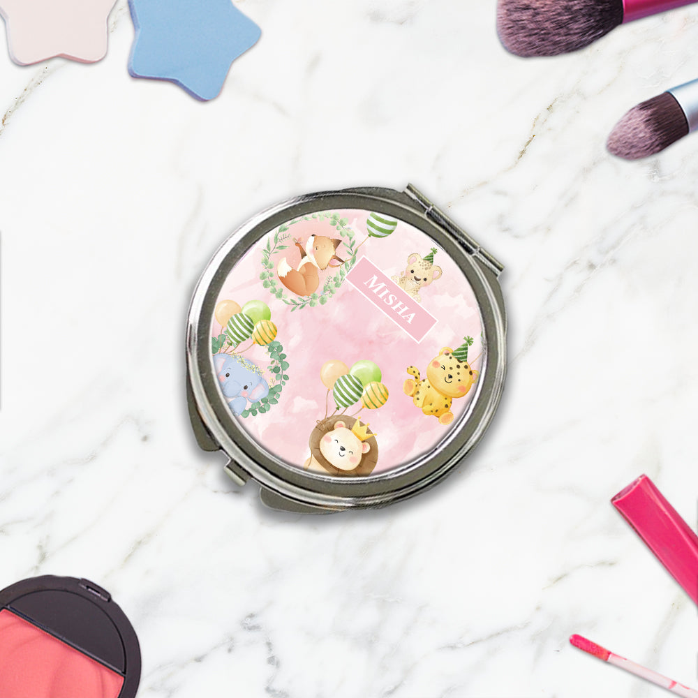 Safari Soiree Kids Compact Mirror