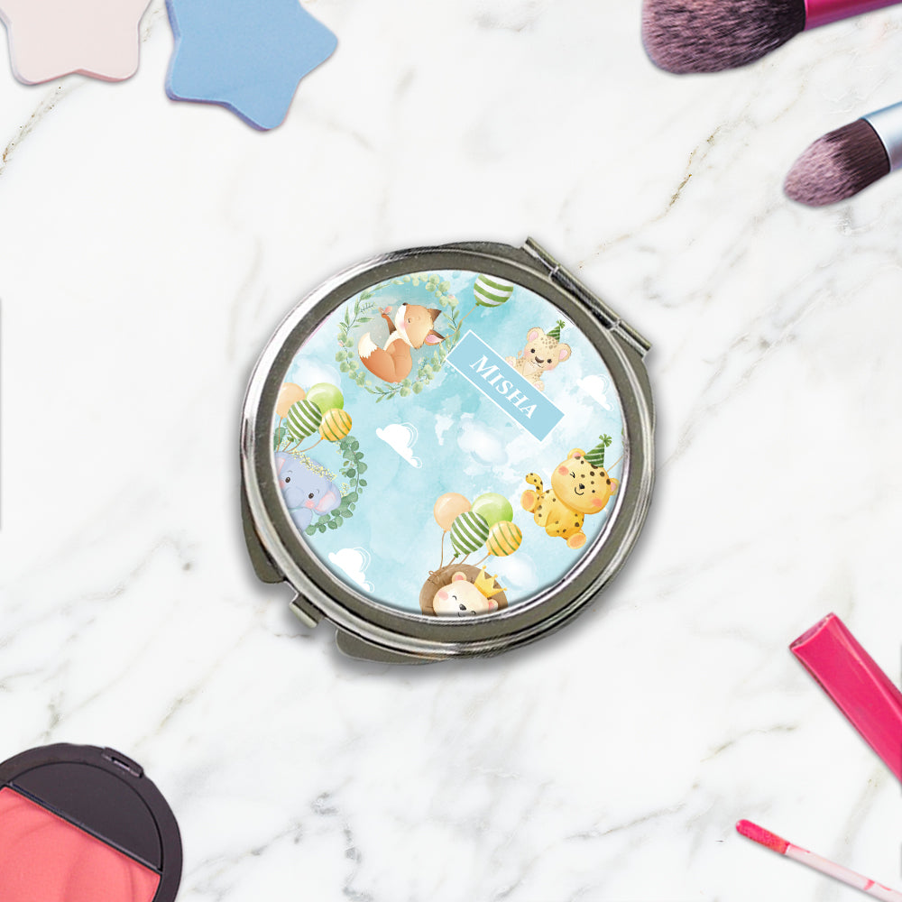 Safari Soiree Kids Compact Mirror