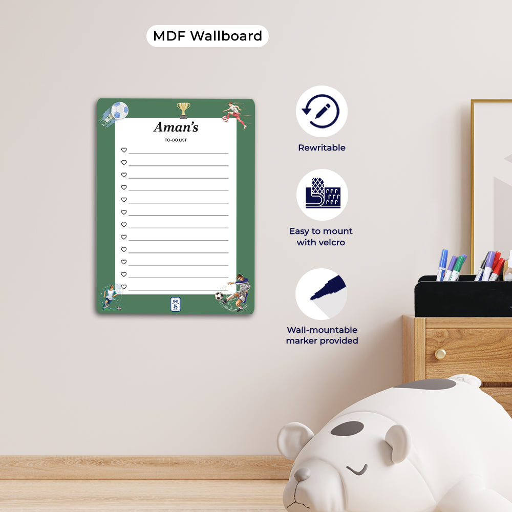 Football Fever Kids To-Do List