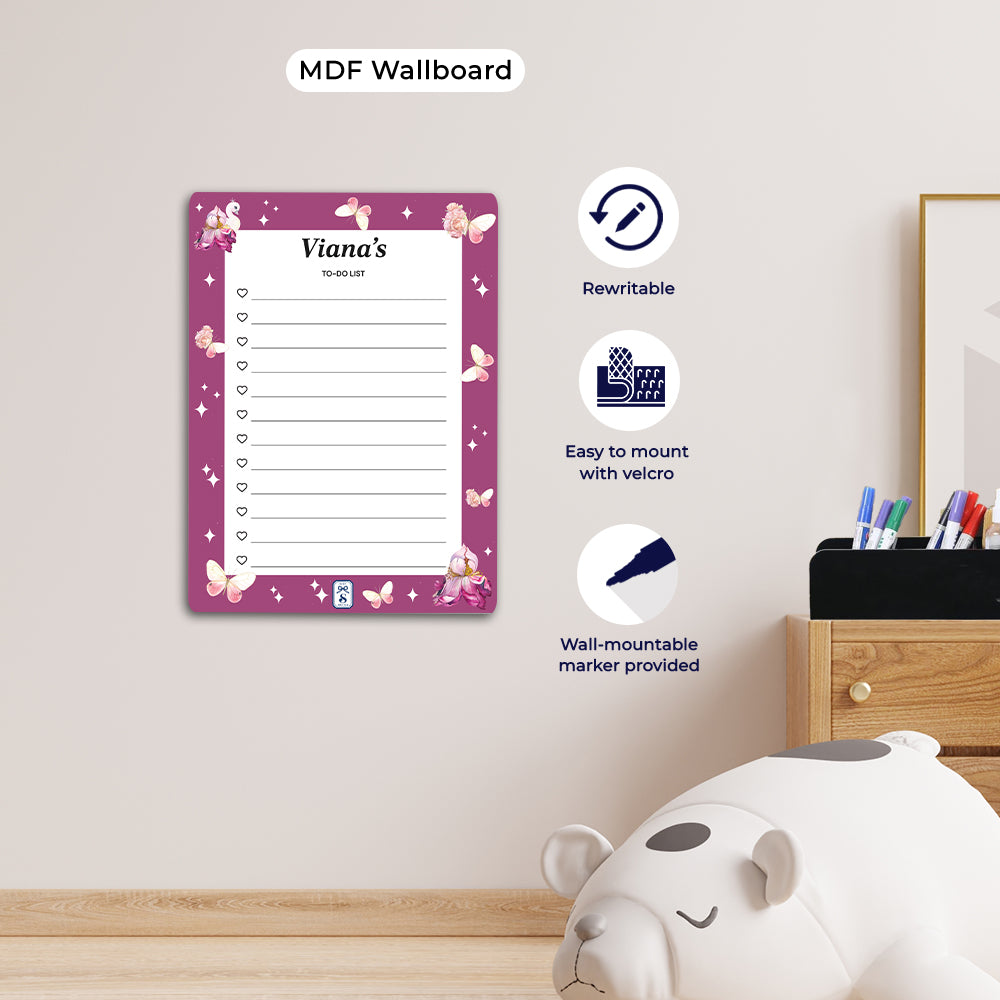 Butterfly Swan Blossom Kids To-Do List