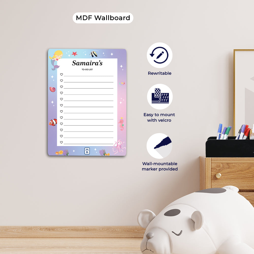 Lil Mermaid Kids To-Do List