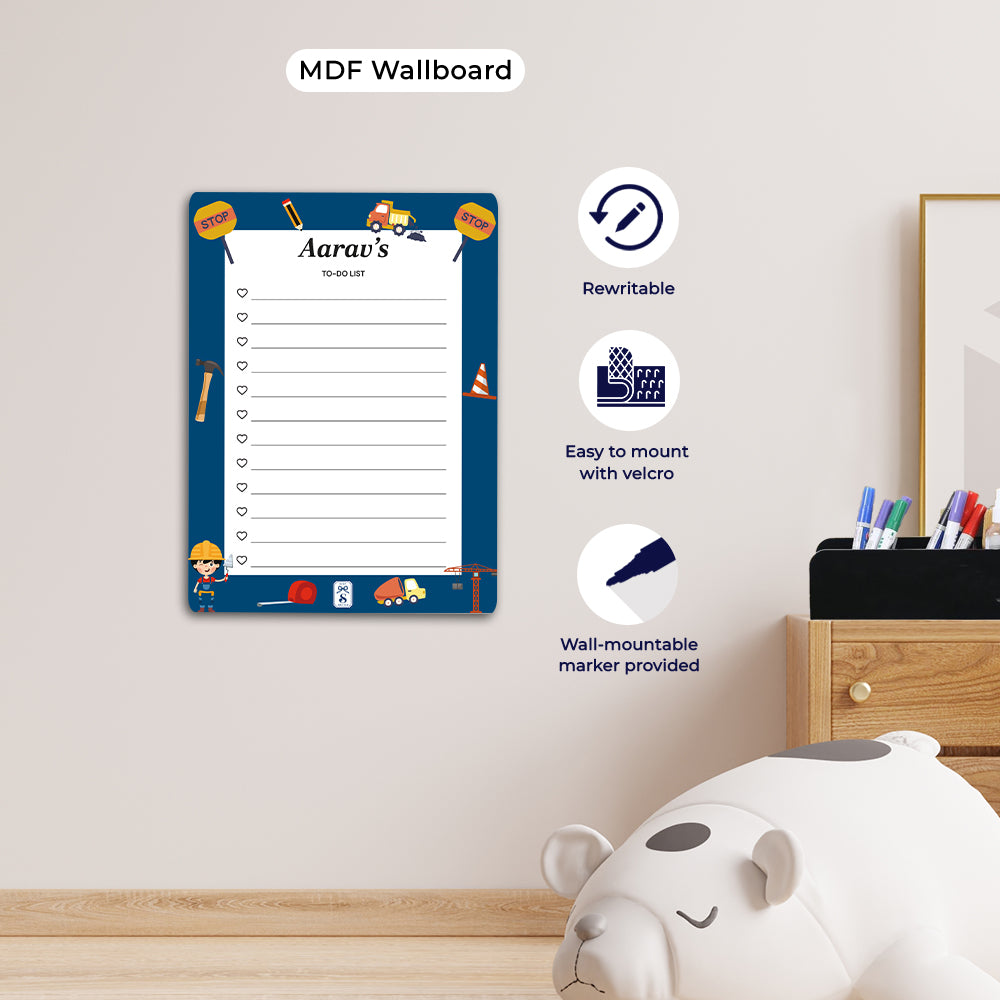 Little Builder Kids To-Do List