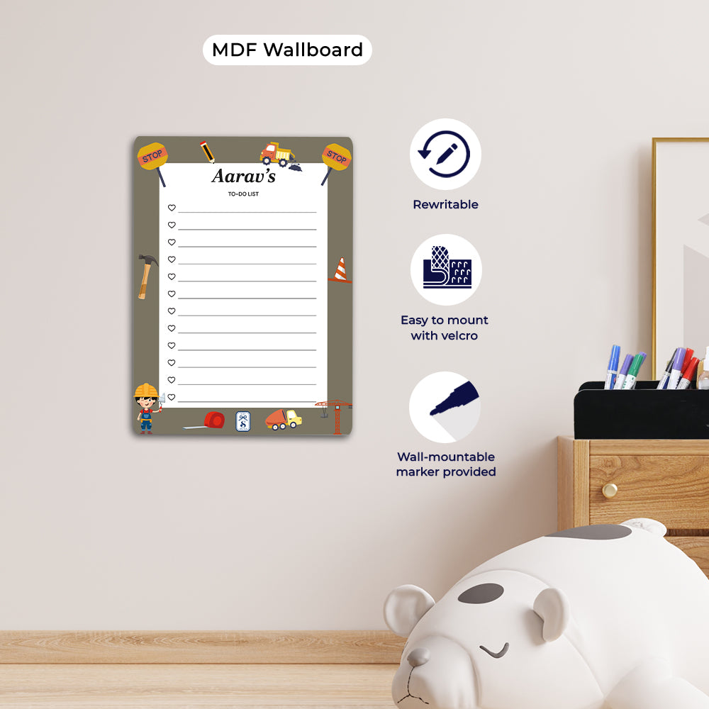 Little Builder Kids To-Do List