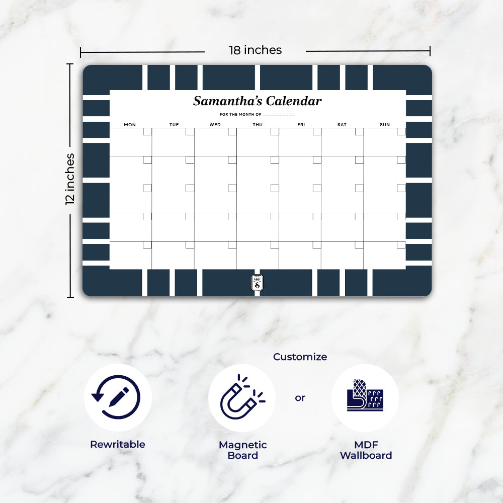 Nautical Grid Calendar