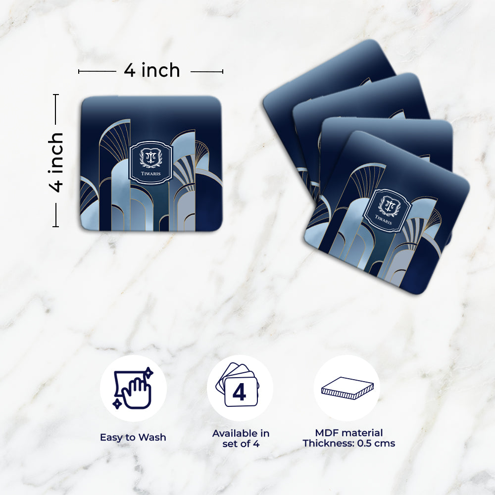 Deco Symmetra Coasters