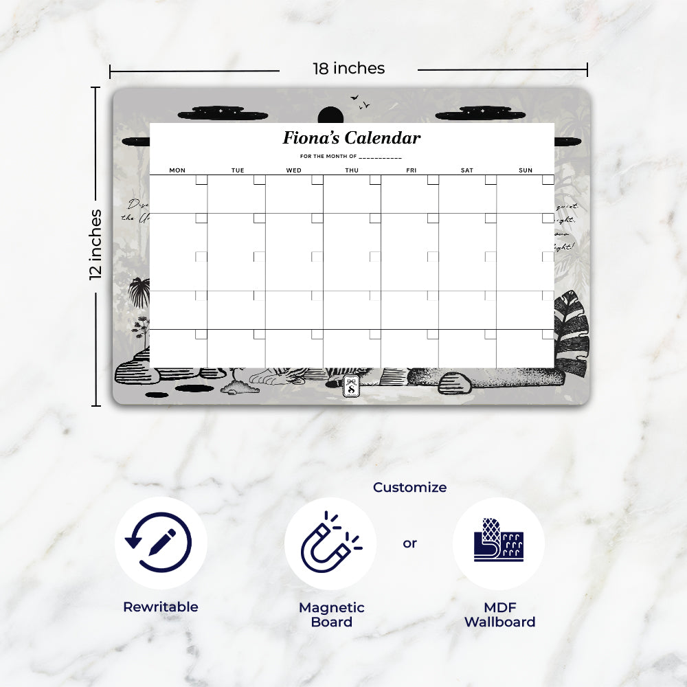 Jungle's Sonnet Calendar