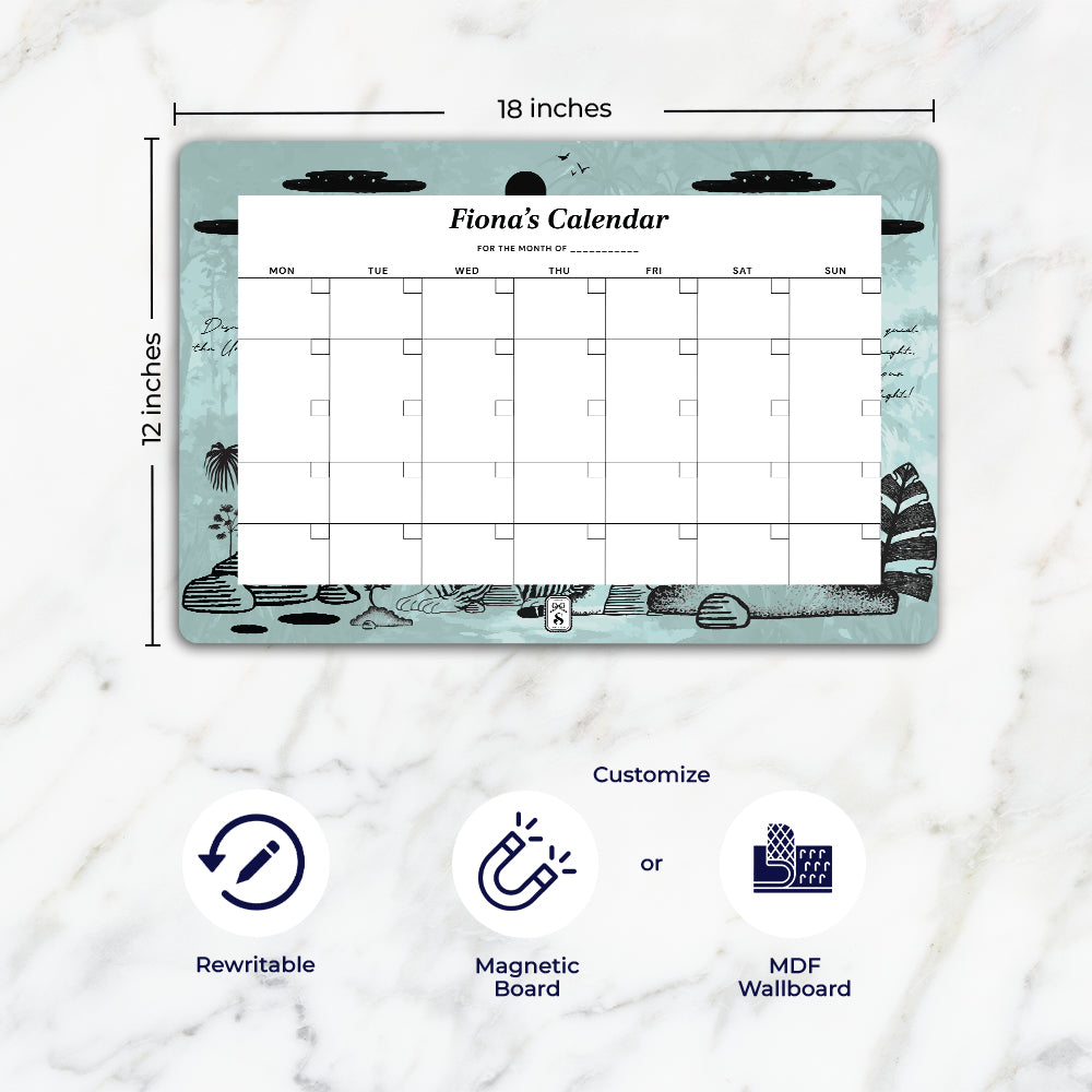 Jungle's Sonnet Calendar