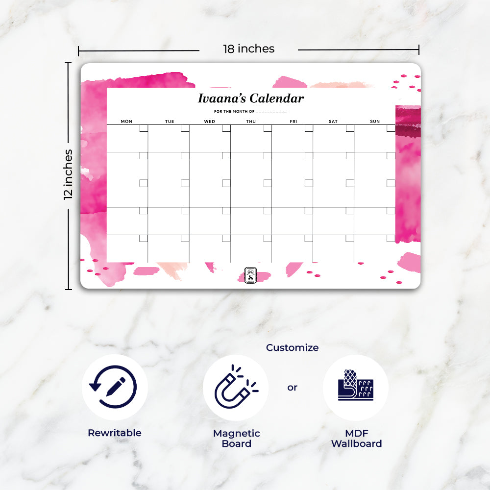 Whimsy Washes Calendar