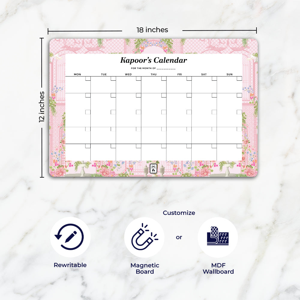Secret Garden Calendar
