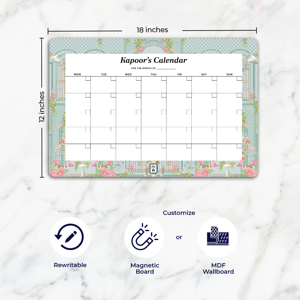 Secret Garden Calendar