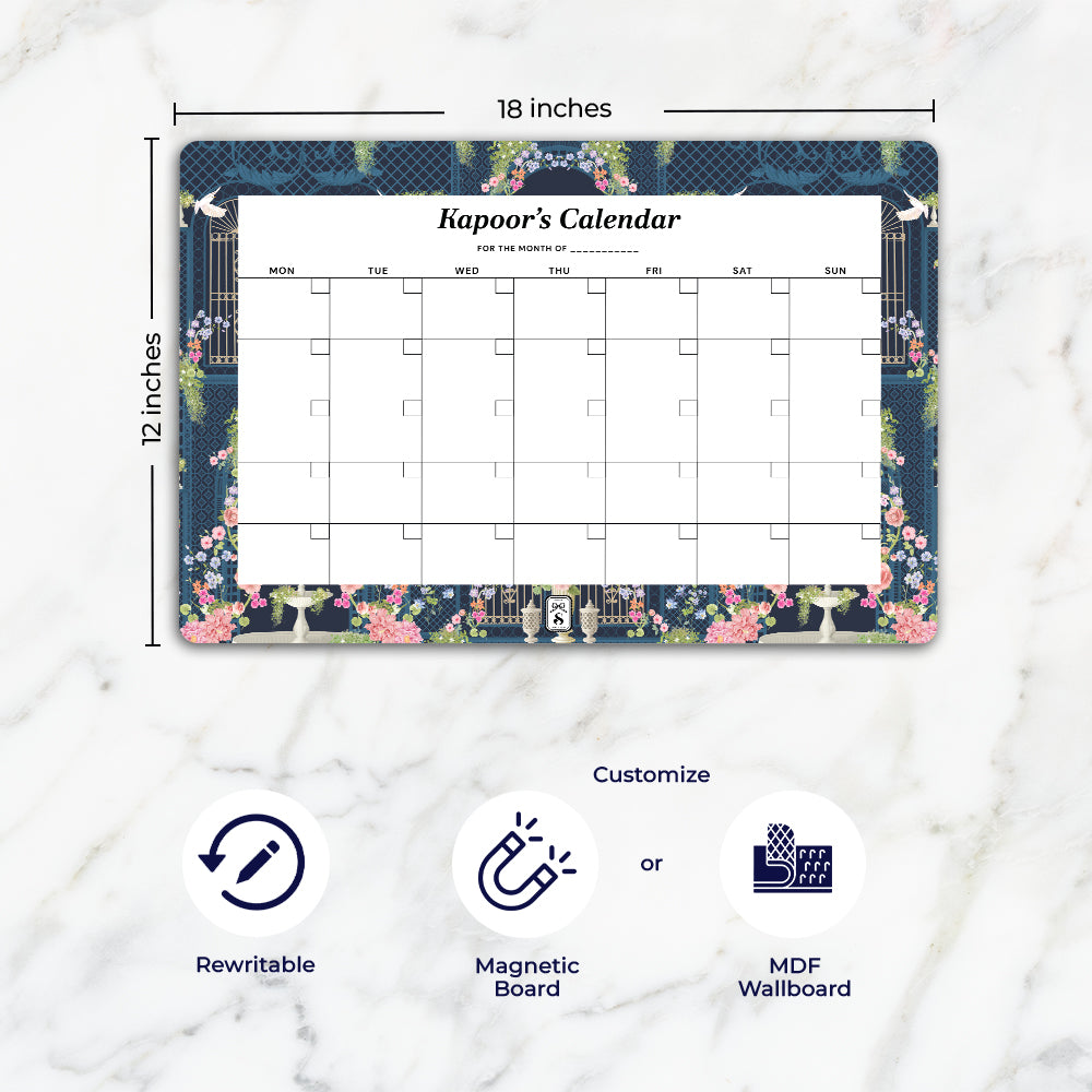 Secret Garden Calendar