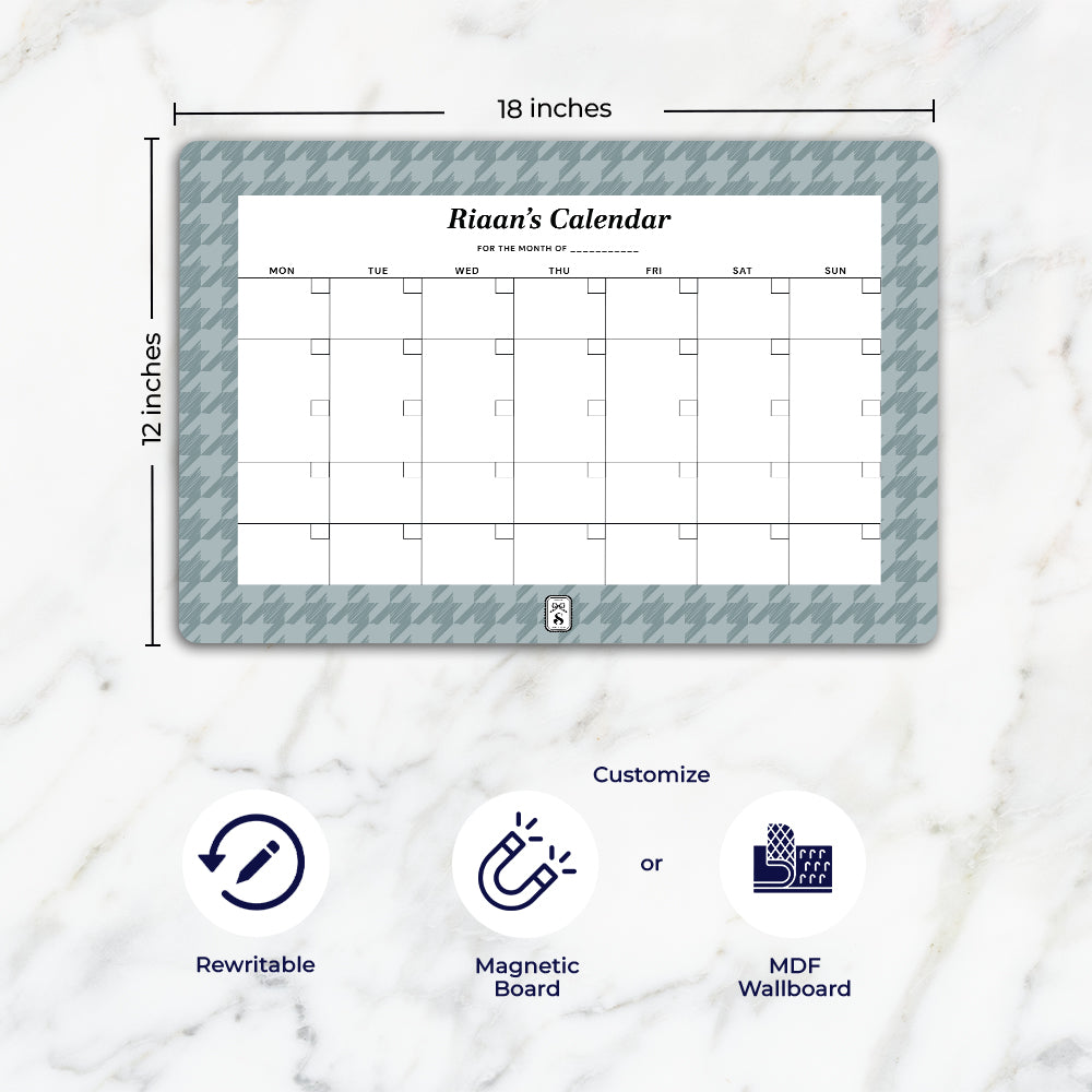 Houndstooth Calendar