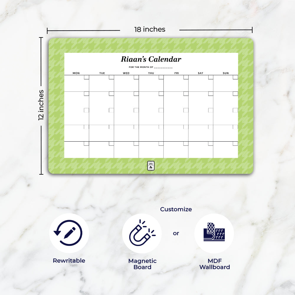 Houndstooth Calendar